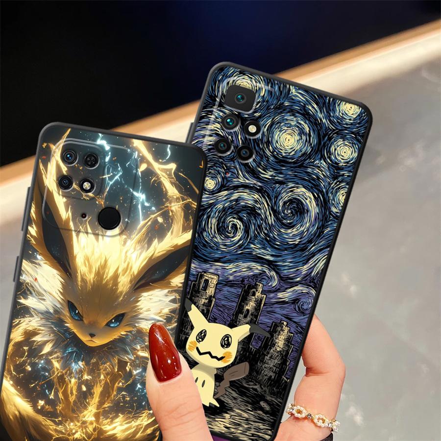 Anime Pokemon Case for Xiaomi Redmi A3 14C 9 A5 K40 K80 Pro 12C 10 A4 A1 A2 Plus 13C Funda Phone Cover