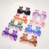 High Quality New Children's Rabbit Sunglasses One Piece Children's Sunshade Spectacles Cute Bow Baby Sun Spectacles