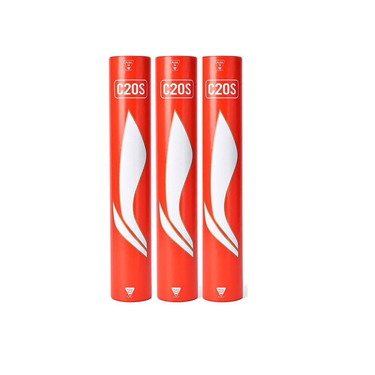 Li Ning C20S 12 Pack CiGu Duck Feather Middle Board Duck Feather Indoor Shuttlecocks AYQV009-77