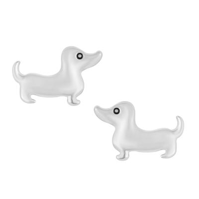 Dackel Hund Ohrstecker - 925er Sterlingsilber