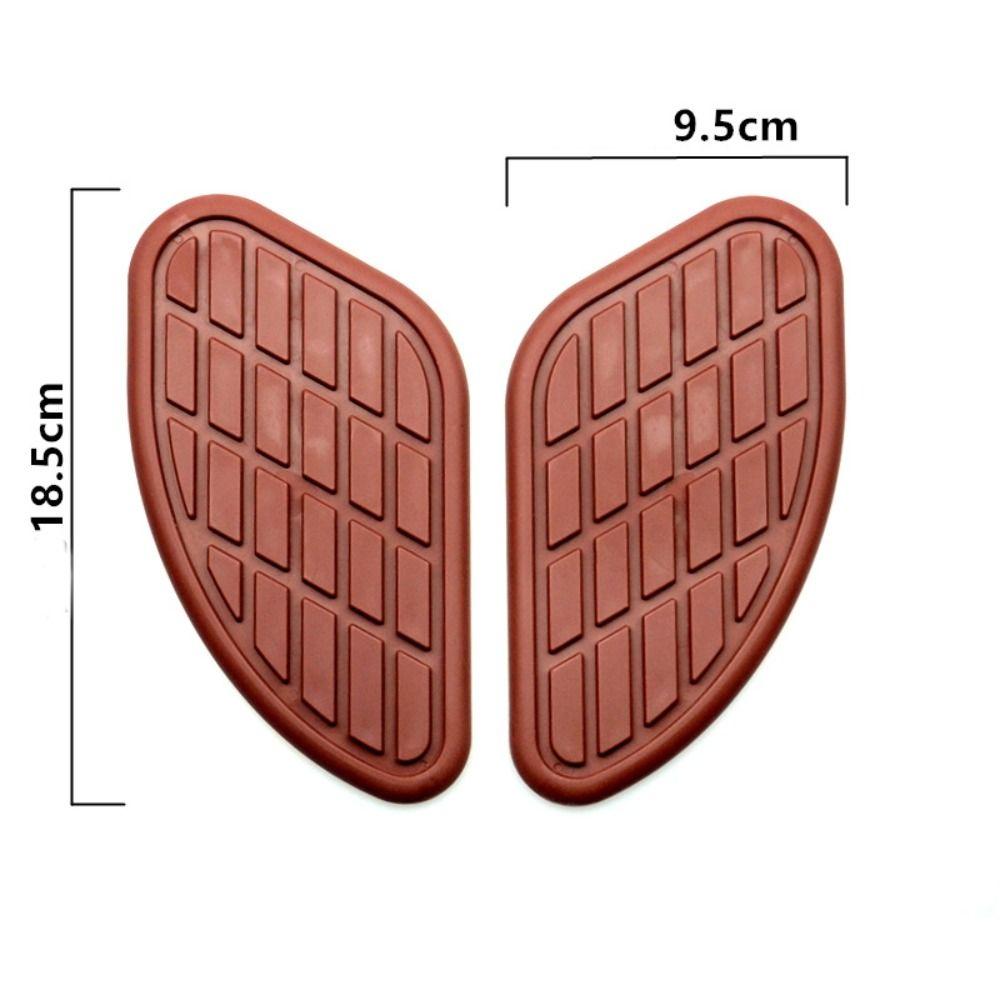 Retro Motorcycle Tank Pad Anti-Slip Customization Fuel Tank Grip Universal Durable Gas Tank Protector Motorcycles Accessories