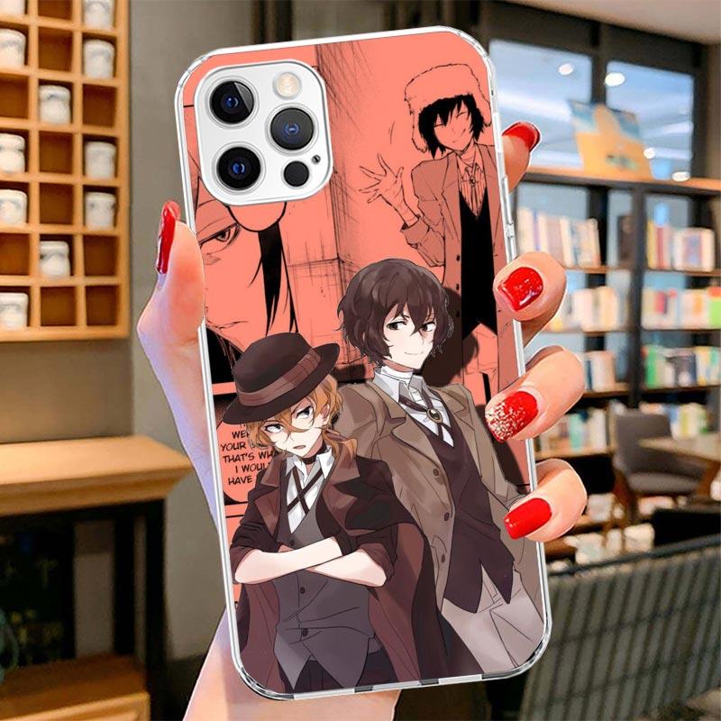 

Чехол для телефона Bungo Stray Dogs Манга Обложка Для iPhone 16 17 Air 15 14 Pro Max 16E Чехол для телефона 13 Mini 12 11 7 SE 8 Печатный рисунок Подходит iPhone 17