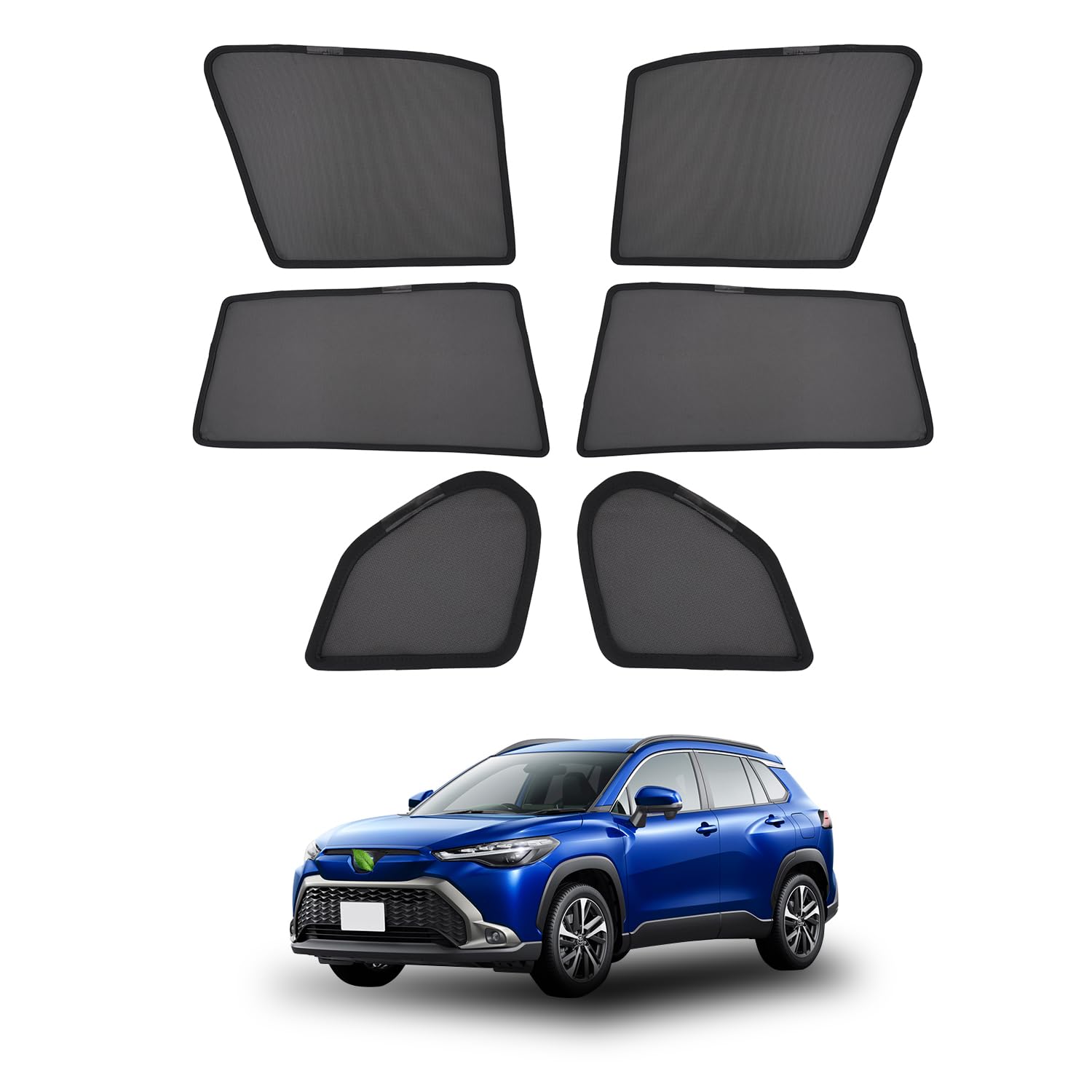 

Cartist 2025 Latest Model Toyota Corolla Cross Mesh Curtains with Mesh and Heat Compatible with Corolla Cross Blackout Car Front Door Blackout UV чёрный