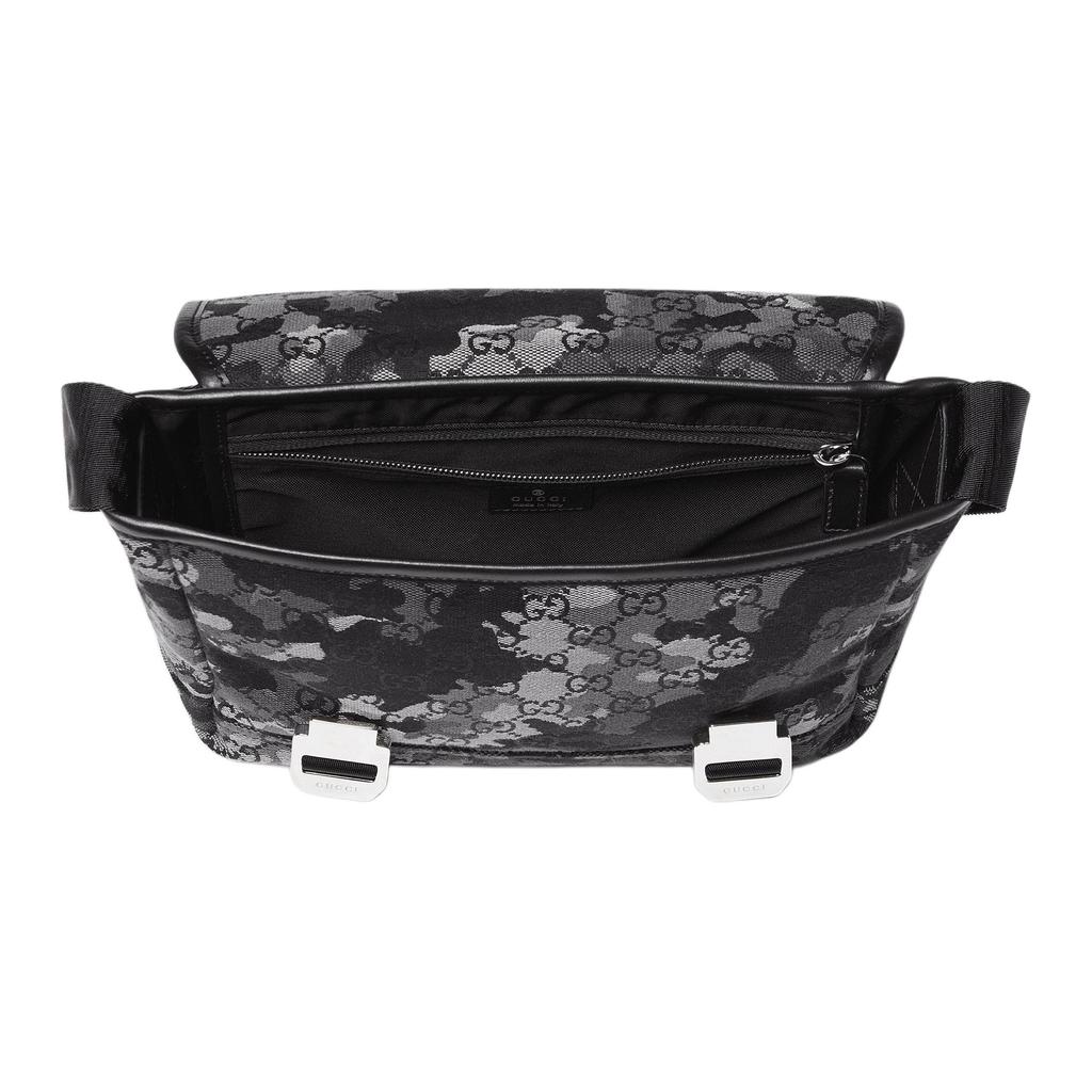 Gucci GG Canvas Camouflage Print Crossbody Bag Small Men Bags 854745-FAFGL-8444