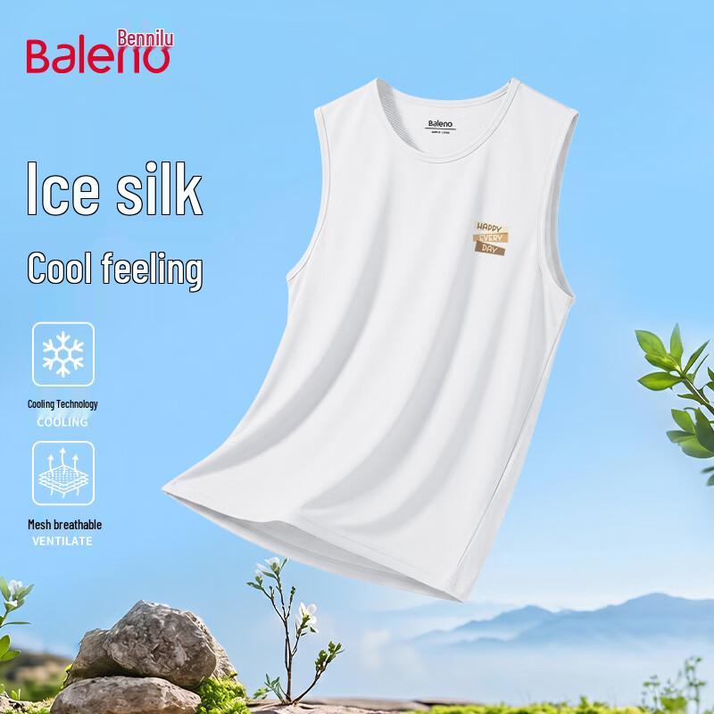 Baleno Men s Ice Silk Quick-Dry Sleeveless T-Shirt L