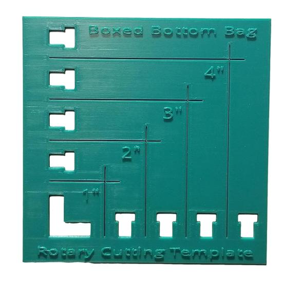 

Шаблон для квилтинга, сумка с коробкой и дном, вращающийся шаблон для резки, пластиковая многоразовая тканевая линейка для квилтинга L