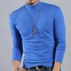 Handsome Spring Autumn Thin Round Neck T-Shirts Simplicity Solid Color Pullovers Fashion Man Casual Classic Men's Clothing 2023