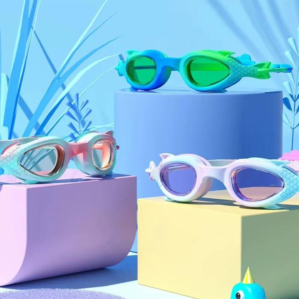 High-definition Training Goggles Waterproof Underwater Goggles Swim Cap Goggles Set  Swimming