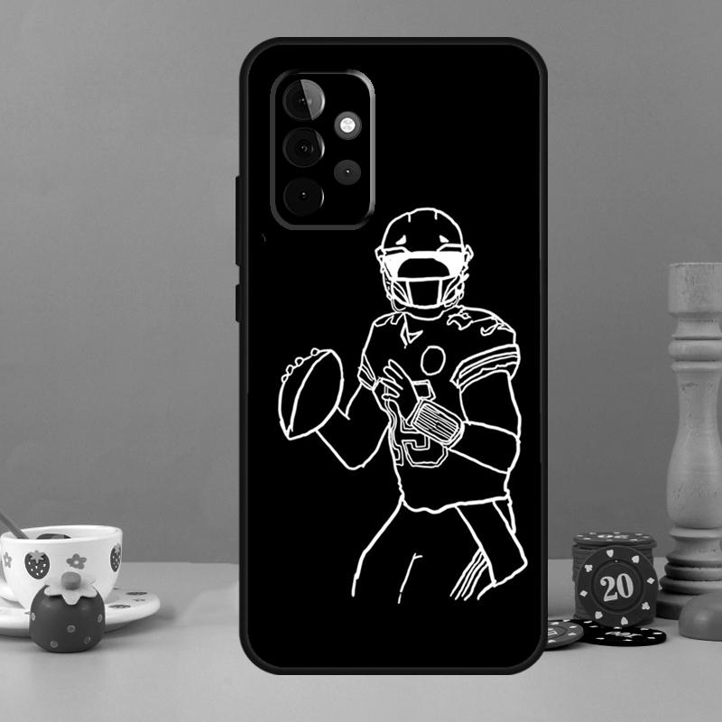 American football player sport Case For Samsung Galaxy A25 A54 A34 A14 A52 A32 A12 A13 A33 A53 A15 A16 A36 A56 A26 A05 A35 A55