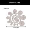 Stainless Steel Circle Gauges Leather Cutting Tool Corner Cutter for Accurate Measurement in Leatherwork