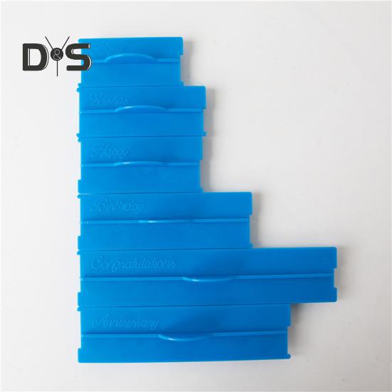 Non Stick 6Pcs/Set Fondant Mould Soft Plastic Happy Birthday Cake Decoration Mold