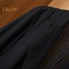 Damen Blazer mit Revers und Knopfleiste, einfarbig, lässig, lockerer Mantel, Dreiviertelärmel, dünnes Sommeranzugoberteil für das Pendeln im Büro