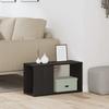 TV Cabinet Black Oak Effect 60 X 24 X 32 Cm Wood Based Material