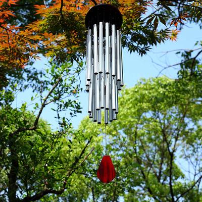 Große Metall-Windspiele 27 Röhrenglocken Gartendekoration Anhänger Antike Resonanz-Windglocken Wohnzimmer Schlafzimmer Heimdeko