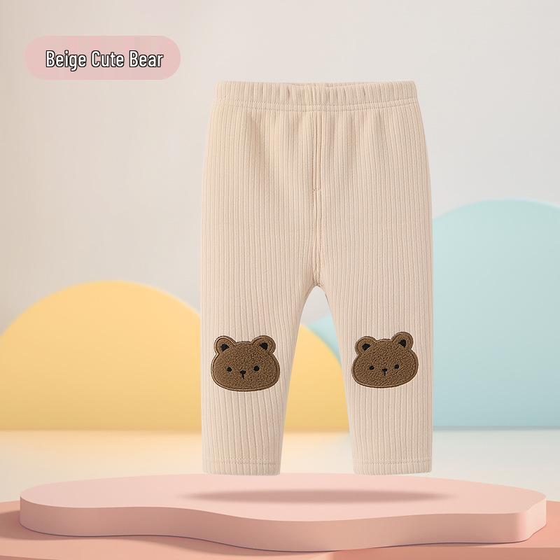 

Девичьи бархатные теплые леггинсы А-класса в корейском стиле на осень/зиму 2025 для 0-3 лет 90 (for height 80-85cm)