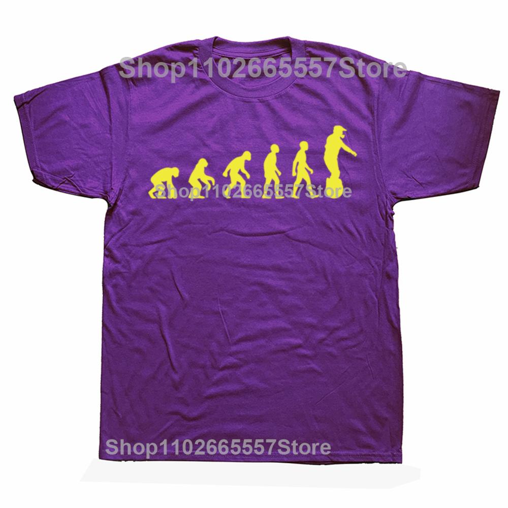 

Funny Electric Unicycle Evolution Graphic T Shirts Men Pure Cotton Humor Streetwear Tee Shirt Short Sleeve Unisex Loose Clothing 4XL