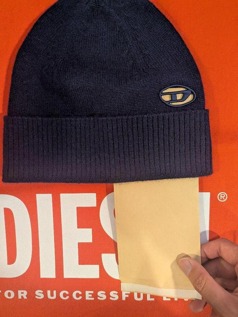 [USED] DIESEL Current Model Cashmere/Wool Blend Knit Cap