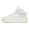 Anta Thick Sole Non-Slip Wear-Resistant High-Top Skate Shoes Women Sneakers White Green 922238011-4