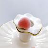 20pcs Handmade Honey Peach Model Cartoon Artificial Peach Fruit Material  Bonsai