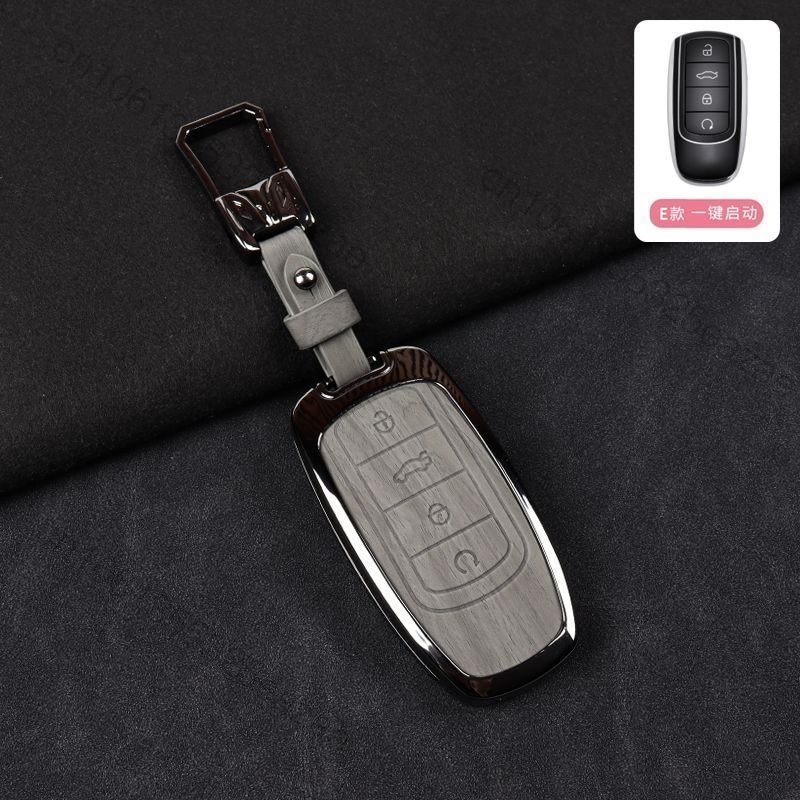 Alloy Style Car Key Case Cover Shell For Chery Tiggo 7 4 8 Pro Jaecoo J7 J6 J8 Omoda 5 9 C5 C9 E5 Ebro S800 S700 Phev Key Chain