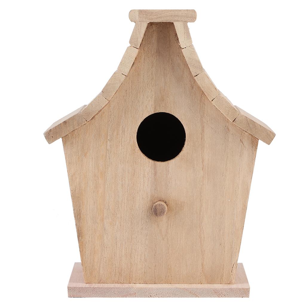 Casetta per Uccelli in Legno Scatola per la Riproduzione Casetta per Uccelli da Appendere Forniture per Animali Domestici per Pappagalli Cocorite Uccelli Piccoli