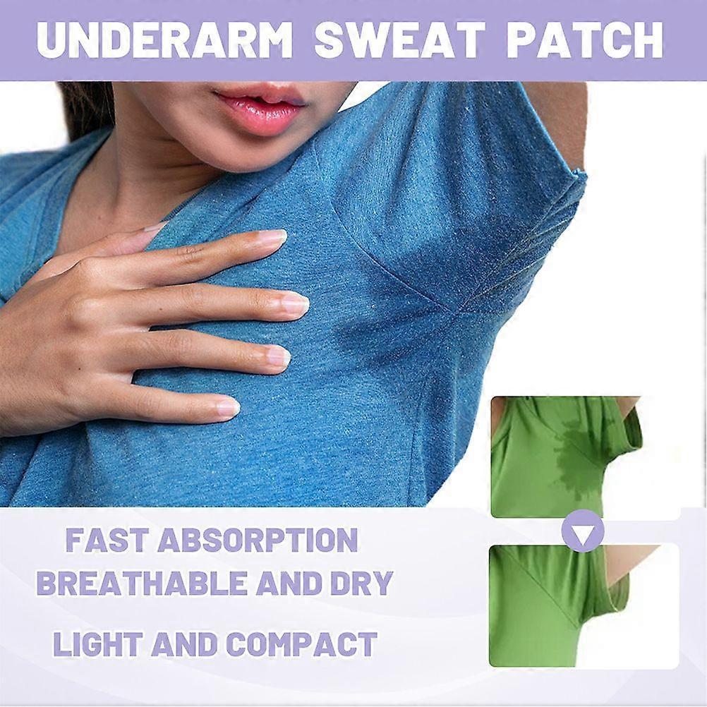 12 Pcs/Box Underarm Sweat Pads Single Use Armpit Sweat Pads Breathable Invisible Sweat Pad Protection Against Sweat Stains