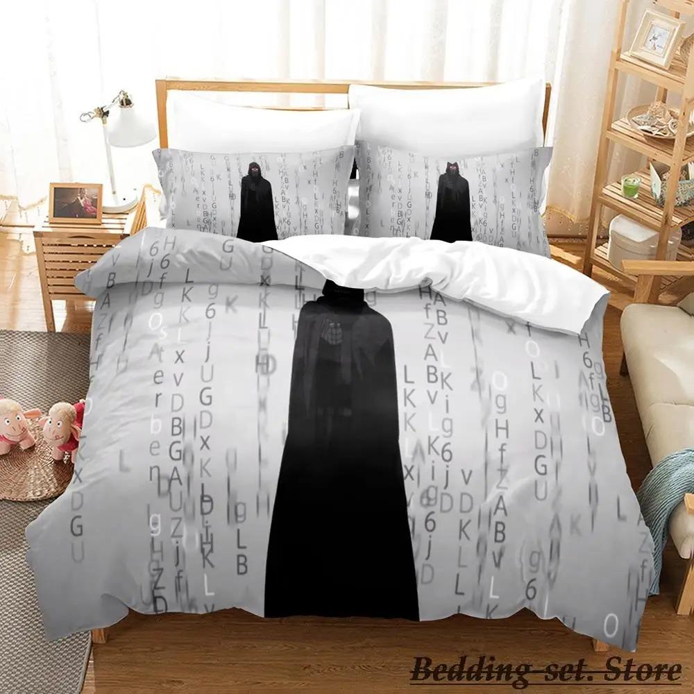 Sword Art Online II Bedding Set Cartoon Anime Three-piece Set Adult Kid Bedroom Duvetcover Sets 3D Kawaii Roupas De Cama