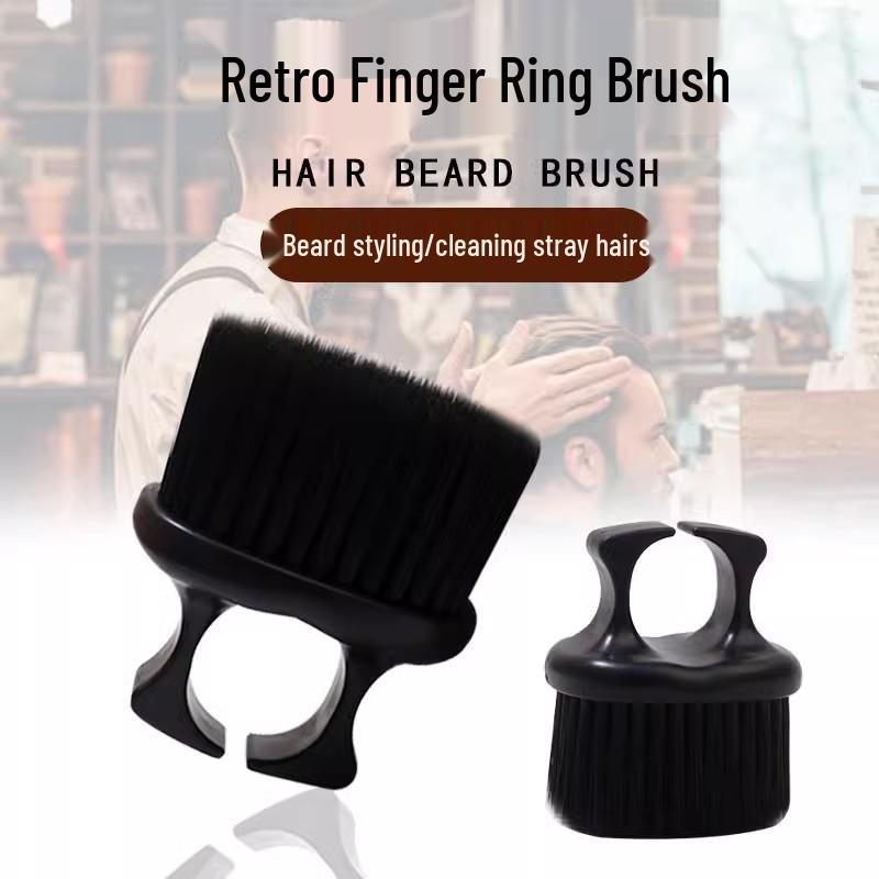Vintage Engraved Pompadour Brush: Professional Hairdressing Tool for Sweeping Baby Hairs