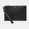 [Pre-Owned] Cd Icon Logo Zip A5 Grain Leather Wallet Clutch - Excellent #WL1RC1
