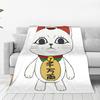 Turbo Granny Cat Blanket Quality Super Soft Throw Blanket Spring Children Bedroom Novelty Bedspread