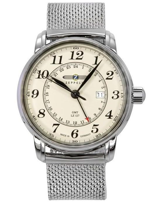 

Casual Watch LZ127 Graf Zeppelin Silver [Zeppelin] 7642-M5 Men s [Item] бежевий
