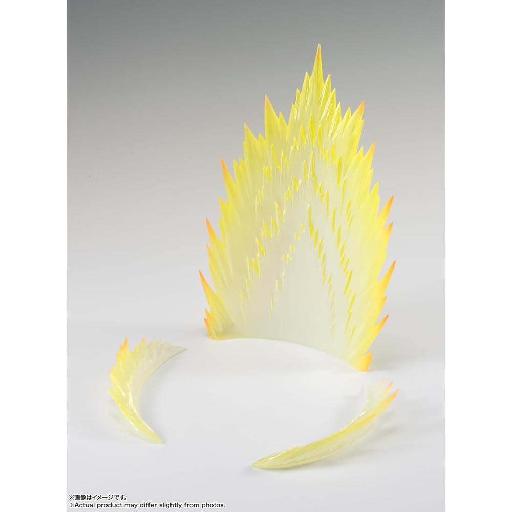 TAMASHII NATIONS Soul Effect Energy Aura Yellow Version Non-Scale Painted Figure ABS PVC for S.H. Figuarts