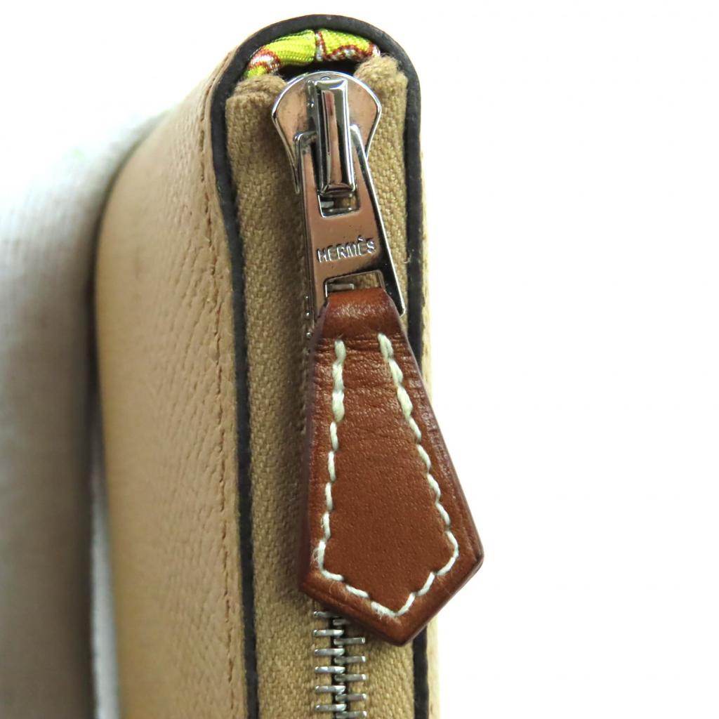 Hermes Geldbörse Azap lang Seide in Round Zip Long Wallet Epsom Leder Damen Gebraucht