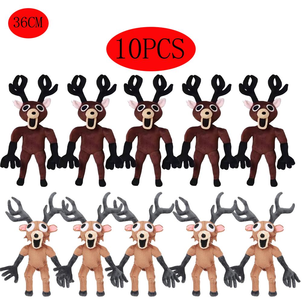 Peluche Cervo 99 Notti Nella Foresta 25-33cm Animale di Peluche Morbido Merchandising Anime Regalo di Halloween Natale