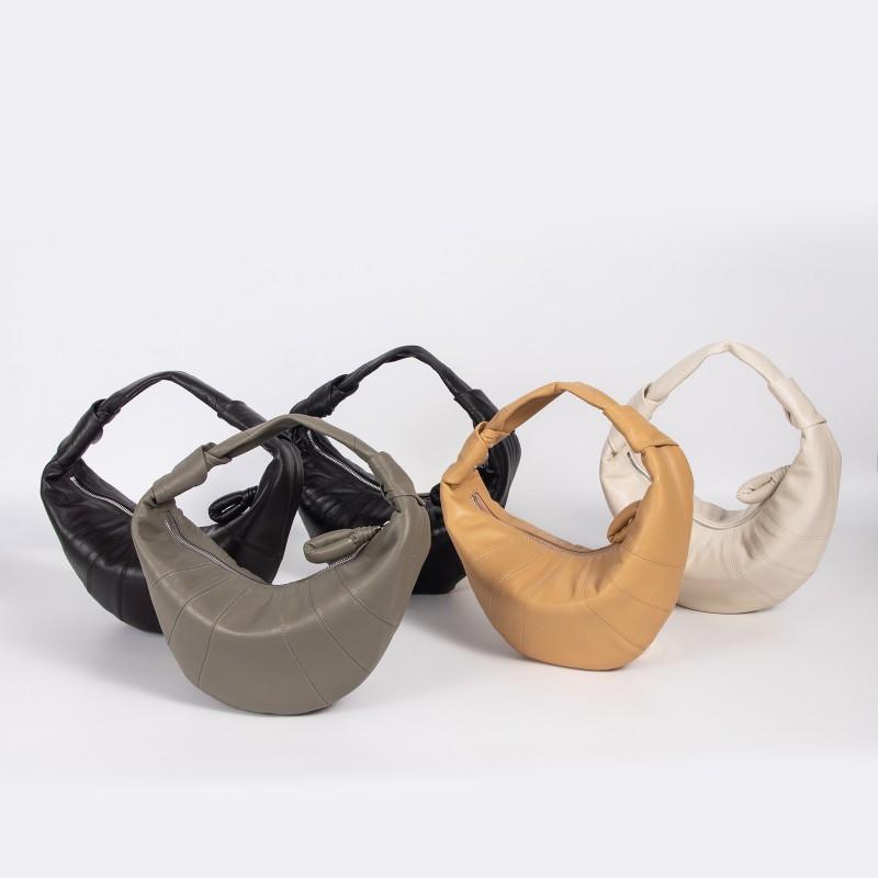 Hot-selling New Sheepskin Croissant Niche Design Lazy Style Song Bag High-end Commuter Portable Shoulder Women