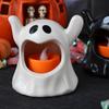 1 Pair New Craft Halloween Ornaments Creative Horror Props LED Electronic Candle Light Halloween Home Desktop Decorations