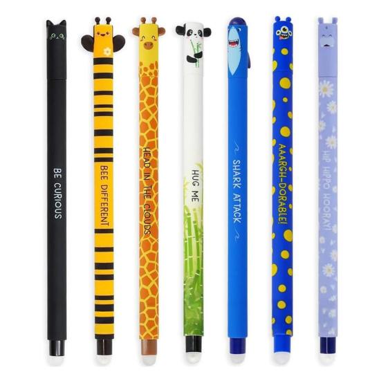 Süße Radierbare Stifte Lustige Bunte Gelstifte zum Schreiben Zeichnen & Listen Glatt Schreibender Stift für Schule Büro Feiertagskarten