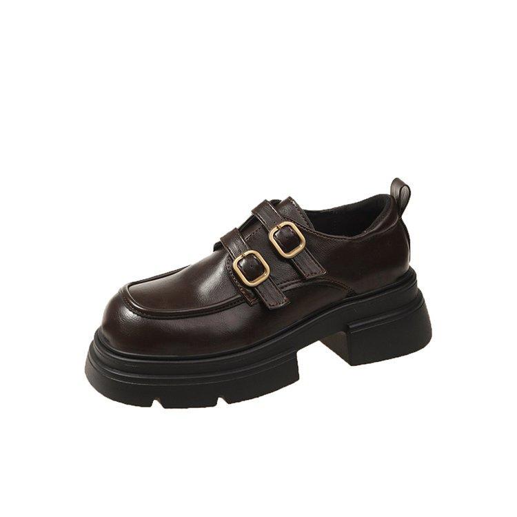

Genuine leather British style small leather shoes women s autumn 2025 new Japanese jk single shoes comfortable and versatile platform loafers 39