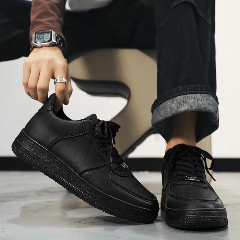 Putian Low-Top White Shoes for Students Men and Women Couple Trendy Casual Sneaker Size 47 Pure White All-Match Sneakers