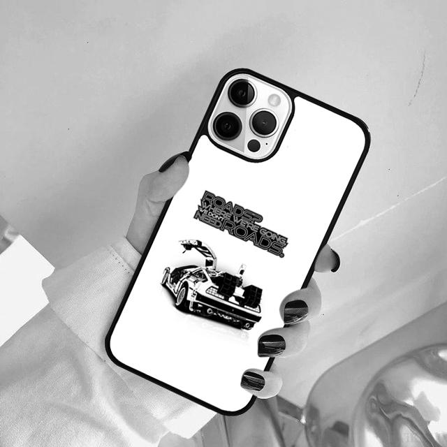 Back To the Future DeLorean Phone Case Cover For iPhone 17 Air 15 16 14 11 12 13 Pro MAX Plus