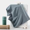 Mens Cotton Boxers Briefs Summer Moisture Wicking Underwear Solid Color Breathable Stretch Wide Waistband Casual Adults Trunks