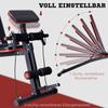 Foldable Weight Bench, Adjustable Strength Training Sit Up Ab Bench, Incline/Decline, Red
