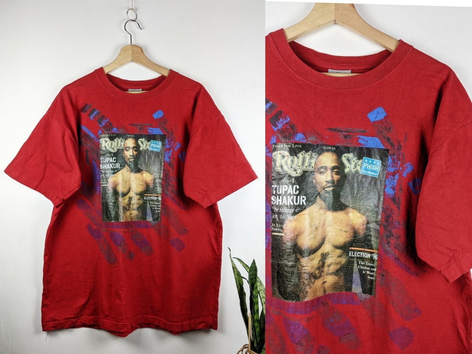 Vintage Tupac Shakur Merch T-shirt 2pac Shaka Wear 90s XXL