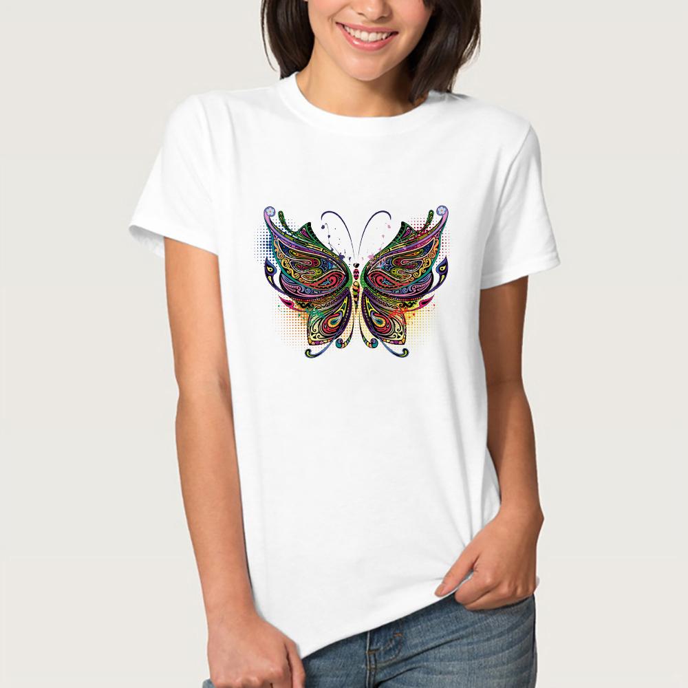 New Arrival Lady Basic Cartoons Printed T-Shirt Women T Shirt Casual Clothes Graphic Simple Female Tops Tops Fashion Summer Tees