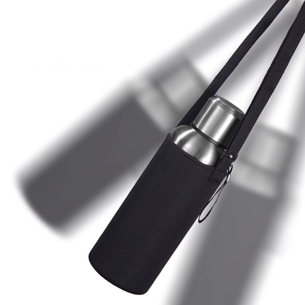 550ml/750ml/1000ml Strap Cup Cover Insulated Water Cup Cover Cup Cover Protective Sleeve Rope Insulated Cup Bag