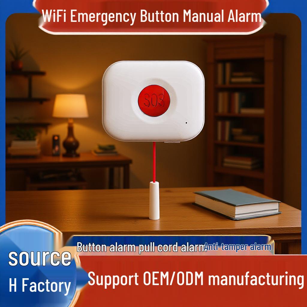 WiFi Elderly-Friendly Tuya SOS Emergency Pull Cord Button