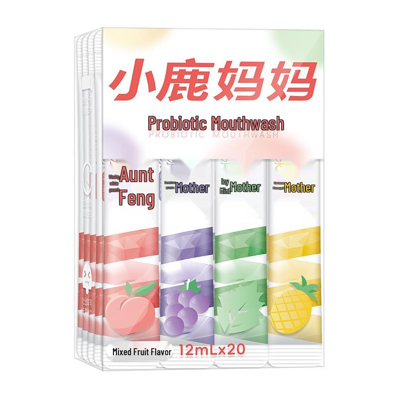 Little Deer Mom Tragbare Probiotische Mundspülstreifen