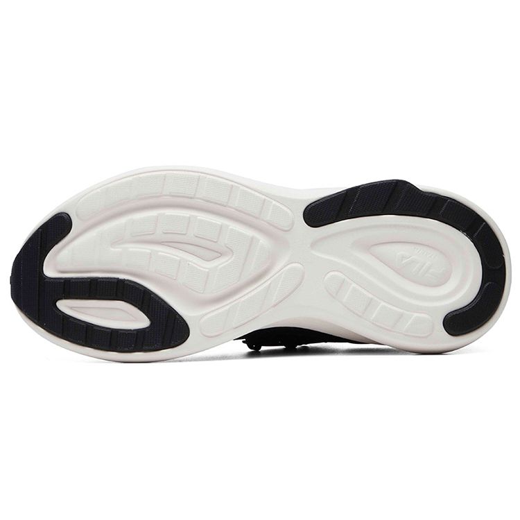 FILA Trendy Outdoor Sports Fabric Shock Absorption Wear-Resistant Breathable Low-Top Running Shoes Women sneaker Black A12W112105FBK