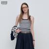Teenie Weenie Bear Letter Stripe Knitted Cardigan