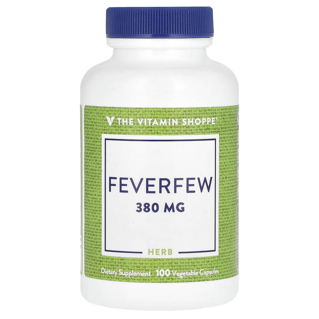 Feverfew, 380Mg, 100 Veggie Capsules